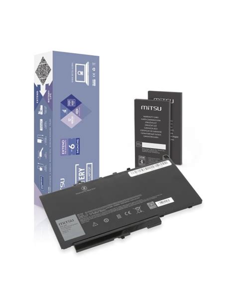 Bateria Mitsu Do Dell Latitude E E V Shoplet Pl