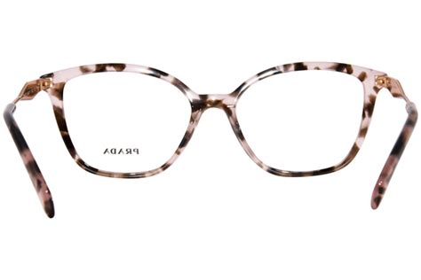 Prada PR 02ZV ROJ1O1 Eyeglasses Women S Pink Tortoise Full Rim 54 17