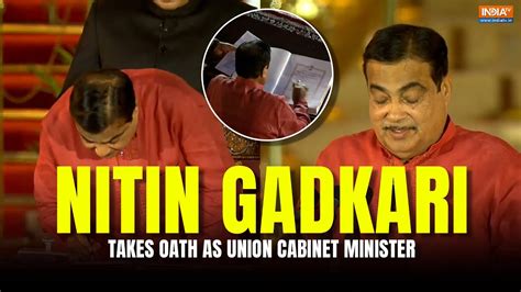 Nitin Gadkari Takes Oath As Union Cabinet Minister In Modi Govt 3 0