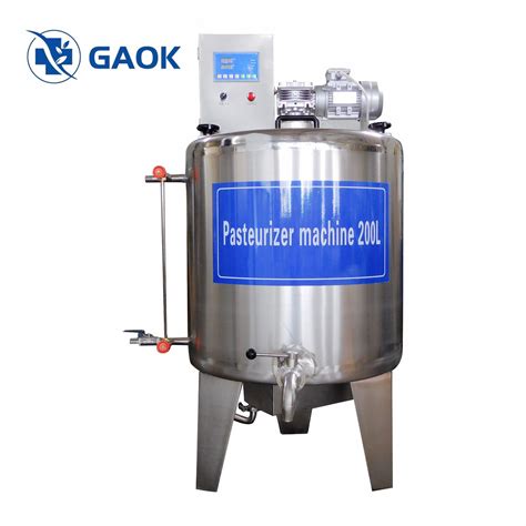 Stainless Steel Milk Pasteurization Tank Milk Yogurt Pasteurizer