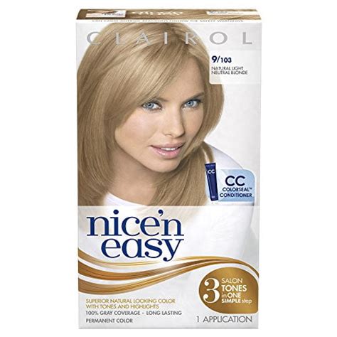 Clairol Nice N Easy Permanent Hair Color 9 103 Natural Light Neutral