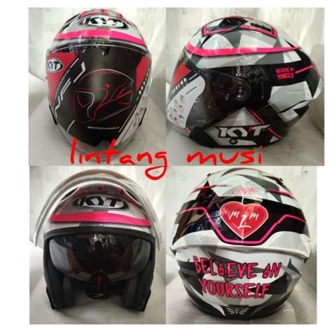 Jual HELM KYT NFJ MOTIF Shopee Indonesia