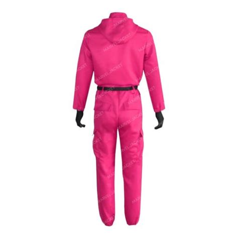 Squid Game Guard Jumpsuit Squid Game Pink Jumpsuit