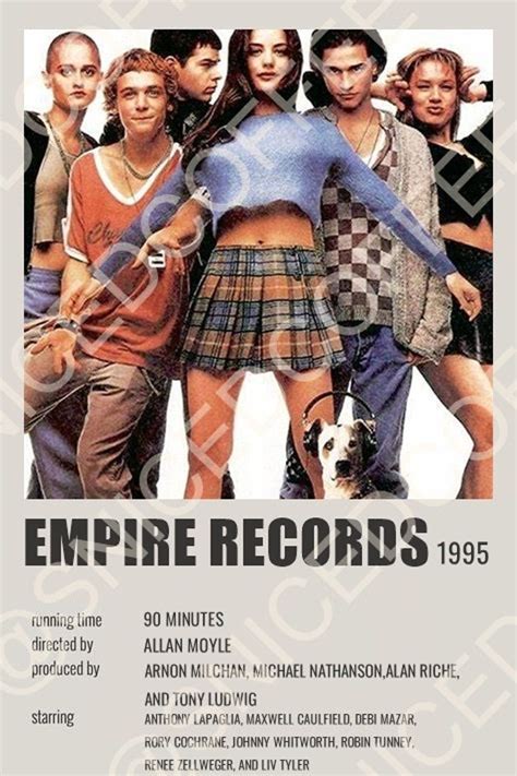 EMPIRE RECORDS Movie Poster - Etsy