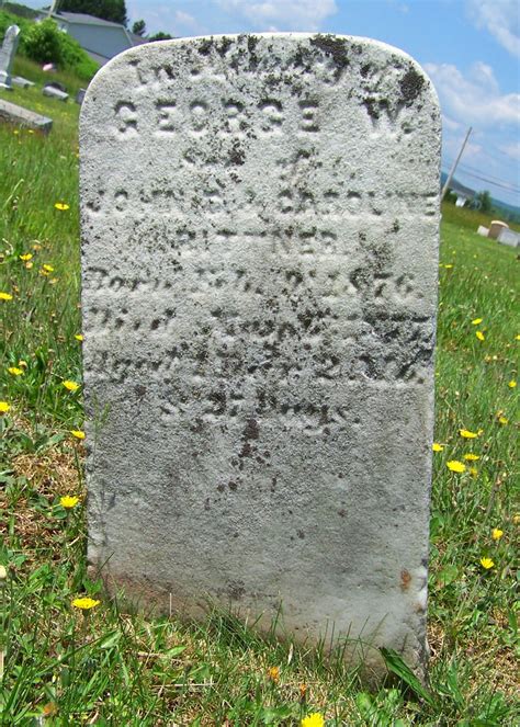 George Washington Bittner M Morial Find A Grave