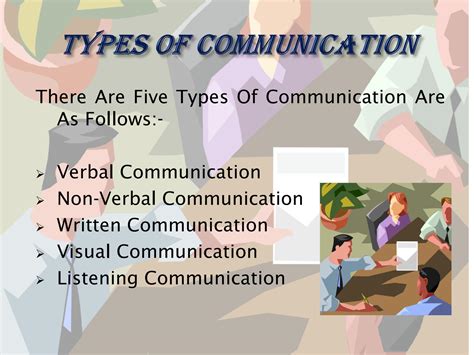 Solution Types Of Communication Ppt Studypool