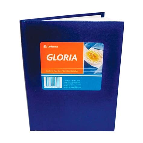 CUADERNO GLORIA RAYADO TAPA DURA ARAÑA AZUL 84 HOJAS X UN ART