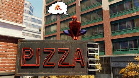 Pizza time! : r/SpidermanPS4