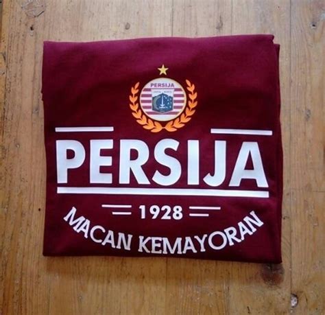 Jual KAos Tshirt Baju Combed 30S Distro Persija Macan KEmayoran 1928