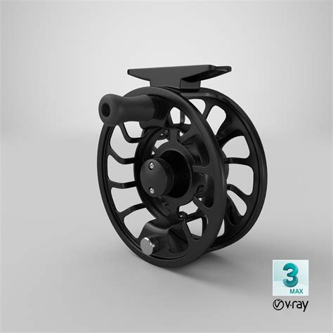 Fly Reel Black Modelo 3d 49 Max Gltf Obj Ma Upk Unitypackage