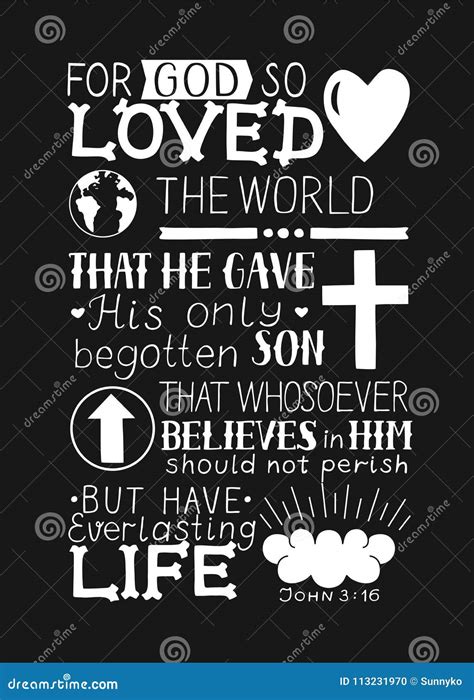 Golden Bible Verse John 3 16 For God So Loved The World Made Hand