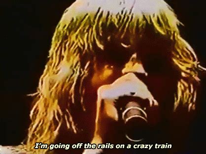 80's Music Gifs on Tumblr: Ozzy Osbourne ~ Crazy Train ~ 1980