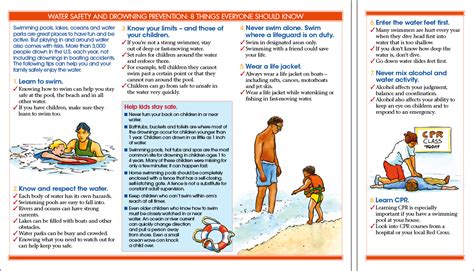 Water Safety And Drowning Prevention 8 Things Know