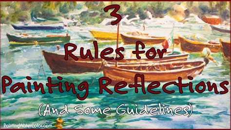 How to Paint Reflections Watercolor Painting Lesson by Jennifer Branch