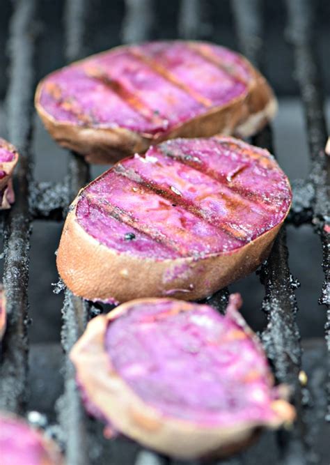 Grilled Purple Sweet Potatoes West Of The Loop