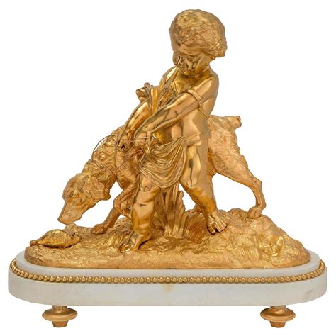 French Th Century Louis Xvi St Ormolu And Br Che Violette Marble