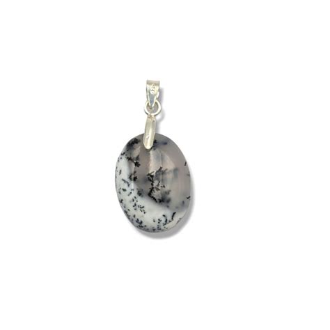 Pendentif Agate dendritique qualité extra Garaulion