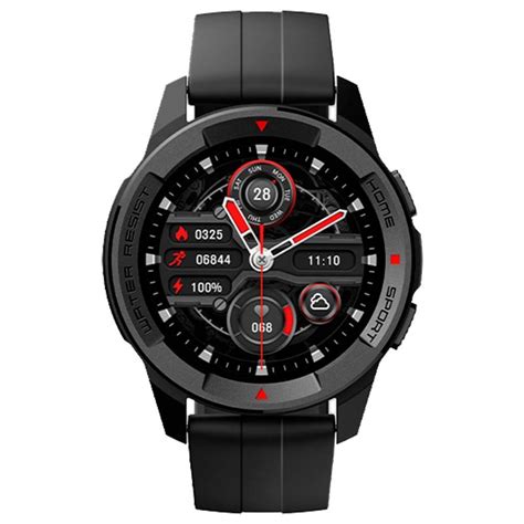 Mibro Watch X1 Preto Pulseira Desportiva Preta Relógio inteligente