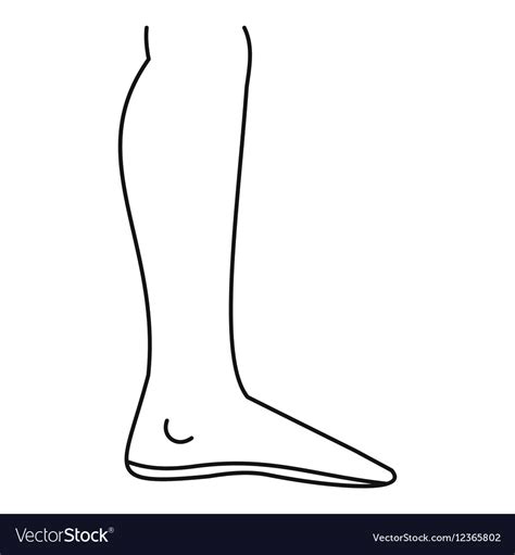 Leg Outline Clip Art