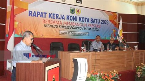 Koni Kota Batu Siapkan Venue Porprov Ix Jatim Malang Pagi