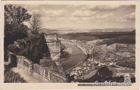 Festung Und Stadt K Nigstein S Chsische Schweiz Ansichtskarten