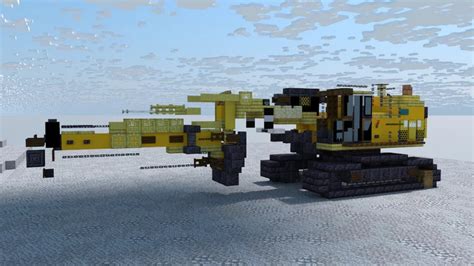 John Deere 450D Excavator Mounted Drill Minecraft Map