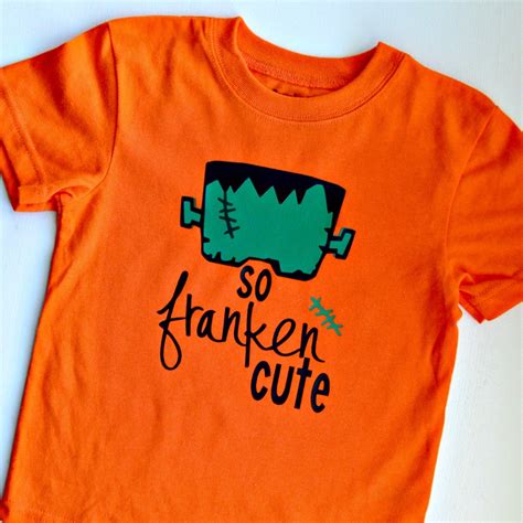 So Franken Cute - DIY Halloween T-Shirt - Sew Woodsy