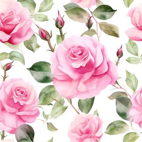 Premium AI Image There Are Many Pink Roses On A White Background With