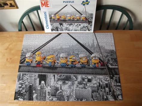 CLEMENTONI DESPICABLE ME MINION Made 1000 Piece Jigsaw Puzzle 4 20