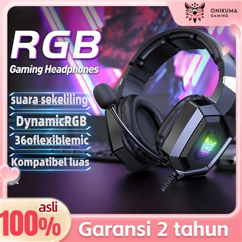 Jual Onikuma K Noise Cancelling Headphone Gaming Super Bass Headset