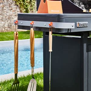 Brasero Barbecue Bi Energy Brasero Gun Metal Xl Barbecue Charbon Et