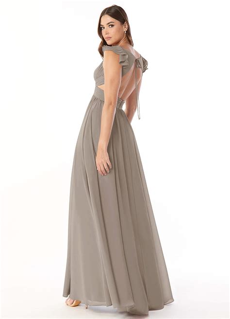 Taupe Azazie Kasia Bridesmaid Dresses Azazie