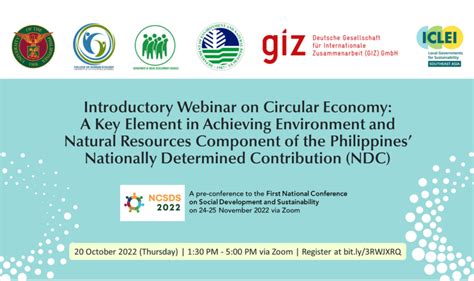 A Circular Economy Webinar A Pre Conference Event To The First National Conference On Social