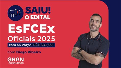 Concurso Esfcex Oficiais Saiu Edital Vagas Iniciais De R