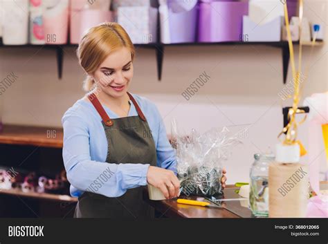 Female Sales Assistant Image And Photo Free Trial Bigstock