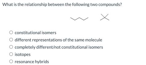 Solved What Is The Relationship Between The Following Two