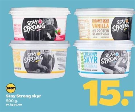 Stay Strong Skyr 500 G Tilbud Hos Netto