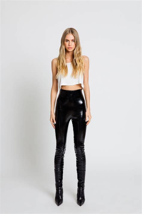 How To Style Patent Leather Leggings Women S