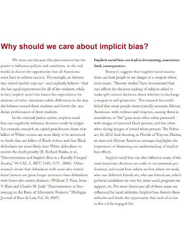 Implicit Bias Examples How To Minimize Pdf