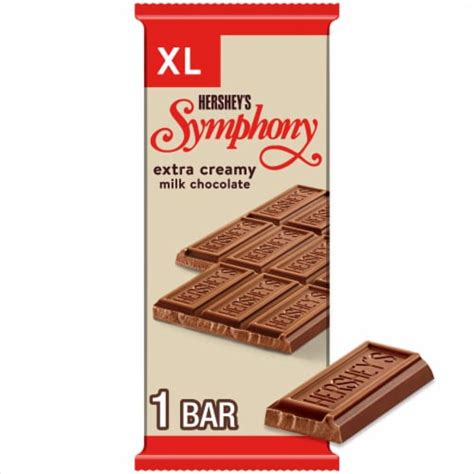 Hersheys Symphony Milk Chocolate Xl Candy Bar 1 Bar 425 Oz Smith