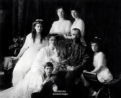 The royal family of Tsar Nicholas II of Russia, dated 1913. | Stocktrek Images