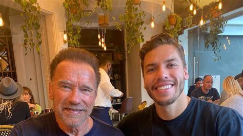 Joseph Baena On Dad Arnold Schwarzeneggers Dwts Support Exclusive