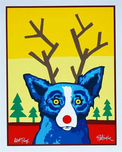 At Auction George Rodrigue George Rodrigue Blue Dog Truly Rudy