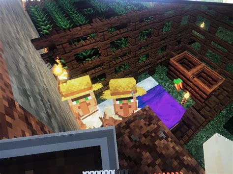 Villagers won’t breed with them set up. Hearts do appear for both of