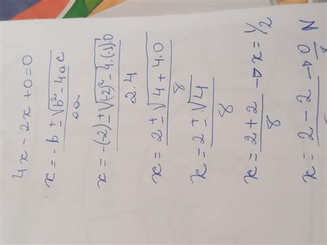 1 Resolva A Equação 2° Grau Completa A 3x² 2x 1 0 B 4x² 2x 0 0 C