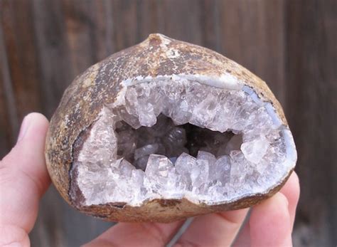 M 46 Idaho Crystal Geode Large Terminated Quartz Crystals