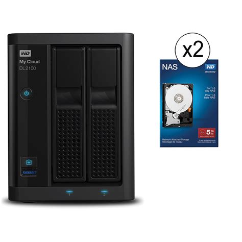 WD 10TB (2 x 5TB) My Cloud Business Series DL2100 2-Bay NAS B&H