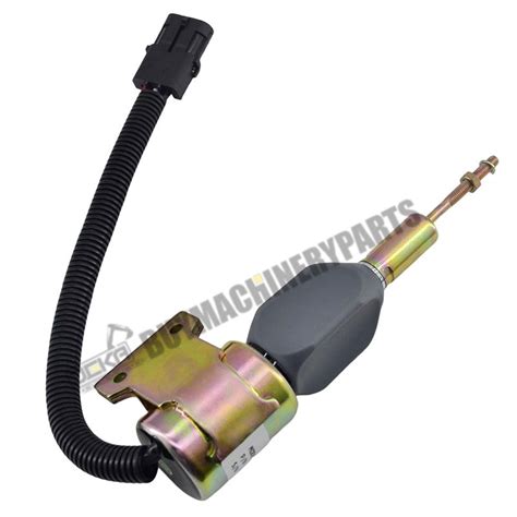 3 Wire 12v Fuel Shut Off Solenoid 3930658 3932529 3935431 Sa475612 For Buymachineryparts