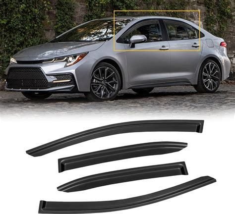 Amazon Cmvt Auto Window Visors For Toyota Corolla Sedan