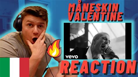 Favourite Rock Band M Neskin Valentine Irish Reaction Youtube